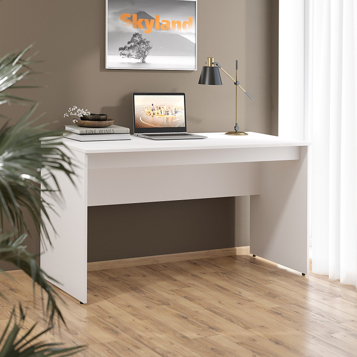 Стол рабочий SIMPLE 140x60 см, белый – фото 11